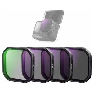NEEWER Pack of 4 ND polarizing filter set compatible with Insta360 Ace Pro 2, PL/ND8/ND16/ND32 gray filter, not compatible updated version of the newly designed round lens protector, FL-A95 - 10105572