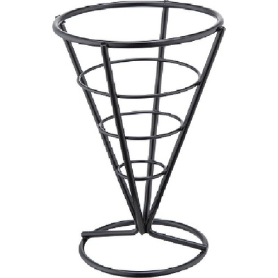 STALGAST Stojan na hranolky průměr 100 mm výška 150 mm 319041 černá