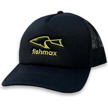 FISHMAX Kšiltovka s logem Černá Žlutá