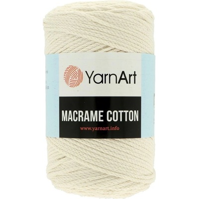 YarnArt Macrame Cotton 752 smotanová biela