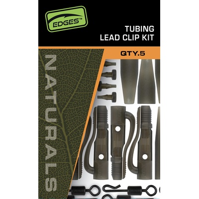FOX Edges Trans Khaki Tubing Leadclip Rigs inc Kwik Change Kit 3ks