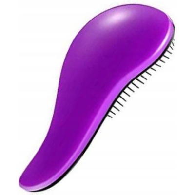Divine cosmetics rozčesávacia kefa na vlasy fialová HB111 18 cm