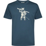 GreenBomb Мъжка тениска GreenBomb Ski Bear Fusion T-shirt - Blue Pine - размер XL (217-0593-0114)