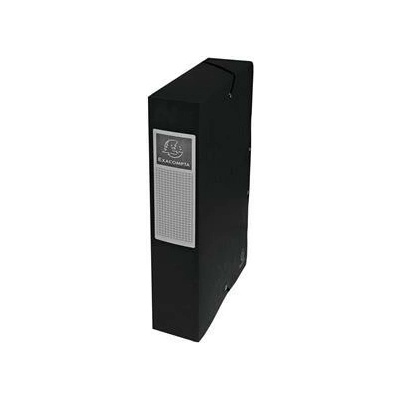 EXACOMPTA Doska s gumičkou A4 60 mm, čierna