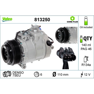 Kompresor klimatizace VALEO 813250
