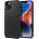 Spigen Удароустойчив Калъф Spigen Liquid Air за iPhone 14 Plus, ACS04891, Matte, Черен (ACS04891)
