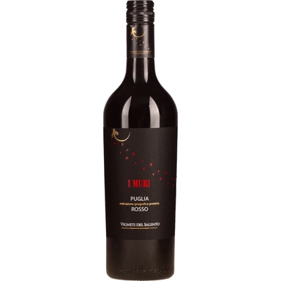 Rosso I Muri Puglia Primitivo 14% 0,75 l (holá láhev)