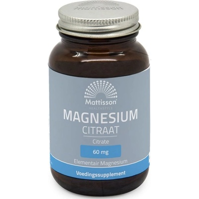Mattisson Healthstyle Magnesium Citrate, 400 mg, 60 капсули, Mattisson Healthstyle