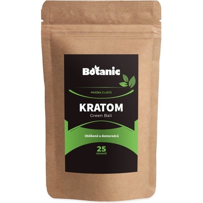 Kratom Botanic Green Bali prášek z listů 10 g