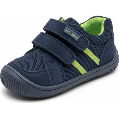 Protetika chlapčenská celoročná obuv Barefoot BRIK NAVY tmavo modrá