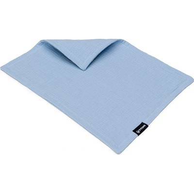 T-TOMI Bio Mušelínová plena pod hlavičku Blue