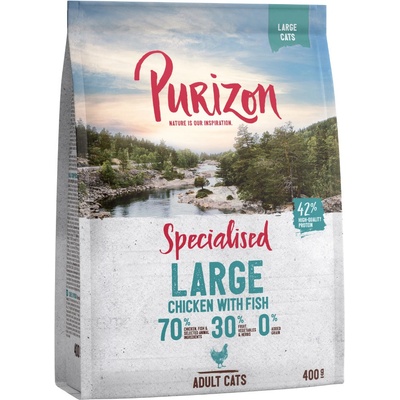 Purizon Large Adult kura & ryby bez obilnín 0,4 kg