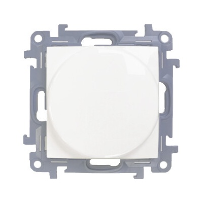 Stmívač pro stmívatelné LED, otočné ovládání, tlačítkové spínání, jednoobvodový,, Simon 10 CS9LA.01/11