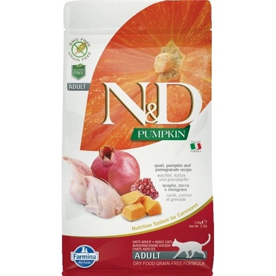 N&D Cat Grain Free PUMPKIN QUAIL 1,5 kg