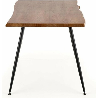 HALMAR Jídelní stůl Larson - dub přírodní/černá – Zboží Mobilmania