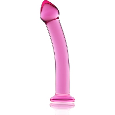 Lovetoy Glass Romance G-Spot Dildo GS03PK Pink