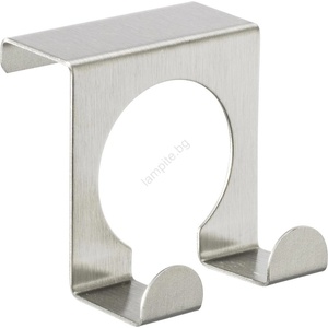 WENKO 8411100 - Кука 5x5 см, неръждаема стомана/сребриста (WE0431)