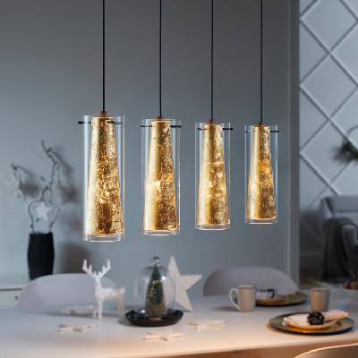 EGLO 79344 - Пендел PINTO GOLD 4xE27/40W/230V златист (EG79344)