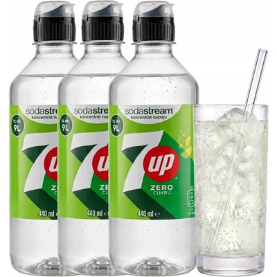 Sodastream 7up Free 3 x 440 ml