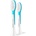 Philips Главa за детска четка за зъби Philips Sonicare HX6042/90 7+, 2 бр. , синя (For Kids)