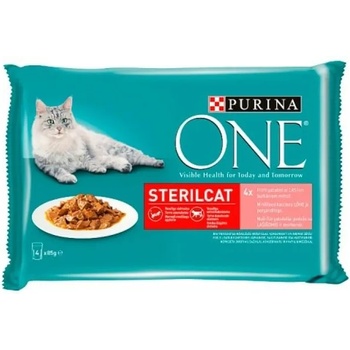 Image 1 of ONE Sterilcat salmon 4x85 g