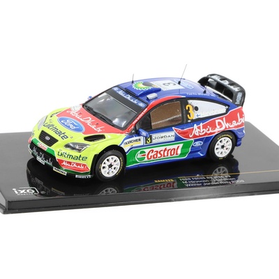WRC IXO Ford Focus RS 3 Winner Jordan Rally 2008 Hirvonen / Lehtinen 1:43