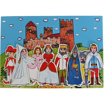 Marionetino Veľká sada bábok a kulís Kráľovská rozprávka
