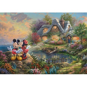 Schmidt Spiele - Puzzle Kinkade: Mickey Mouse - 1 000 piese