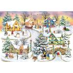 Grafika Art Puzzle - Puzzle Christmas in our Town - 1 000 piese