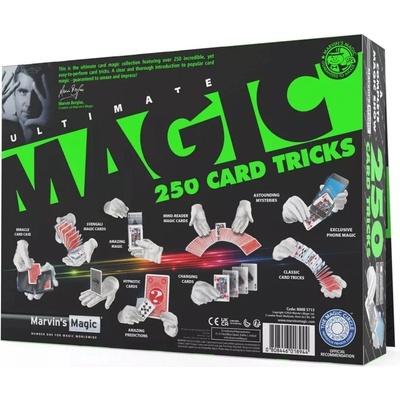 Marvin's Magic Игрален комплект Marvin's Magic - Невероятни 250 фокуса с карти (MMB5715)