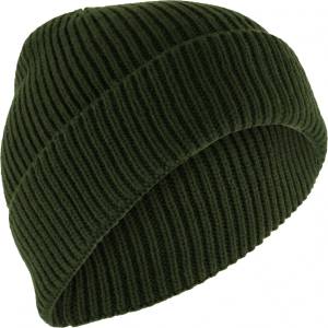 P. A. C P. A. C. Зимна шапка (beanie) P. A. C. Hipst Rip Beanie - Olive - размер One Size (904-5146-0411)