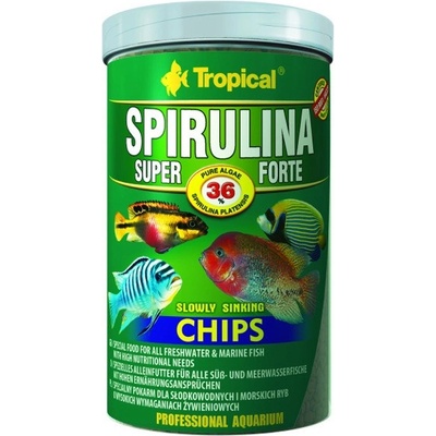 Tropical Spirulina Super Forte Chips 36% 250 ml, 130 g