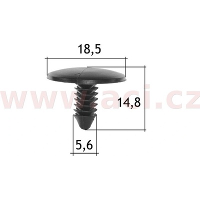 plastová příchytka (sada 10 ks) UP 57186Z
