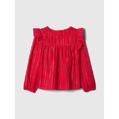 GAP Бебешки топ с воланчета GAP GAP | Cherven | Момичешки | 6-12 месеца