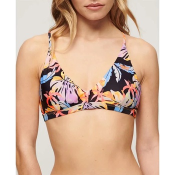 Superdry Cross BackTriangle bikini top - Multicolor (Orange Tropic)