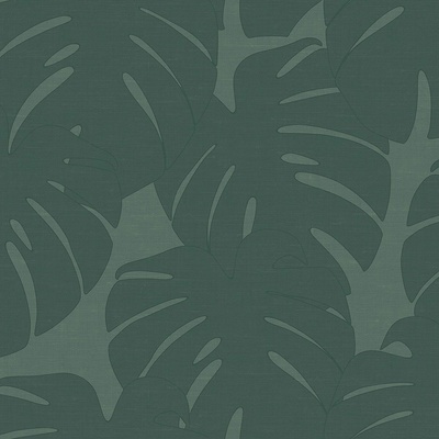 Origin 347763 Vliesová zelená tapeta listy monstery látková textúra Natural Fabrics rozmery 0,53 x 10,05 m