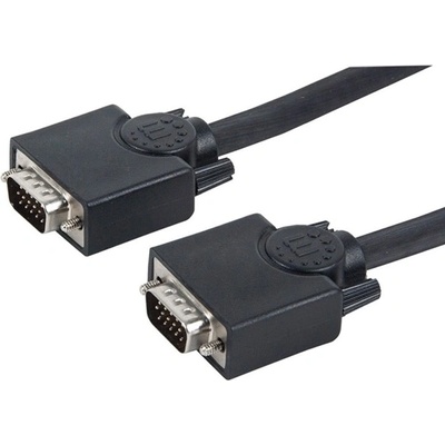 Manhattan Кабел Manhattan, от VGA(м) към VGA(м), 15m, черен