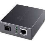 TP-Link Конвертор TP-LINK FC111B-20, 10/100Mbps RJ45 към 100Mbps SM SC влакно, 20км (FC111B-20)