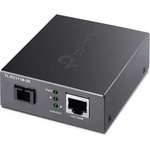 TP-Link Конвертор TP-LINK FC111B-20, 10/100Mbps RJ45 към 100Mbps SM SC влакно, 20км (FC111B-20)