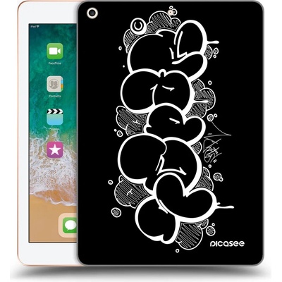 Picasee silikónový obal Apple iPad 9.7 2018 6. gen Throw up prehľadný