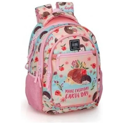 J. M. Inacio - Ученическа раница с две отделения - Таралеж (11633)