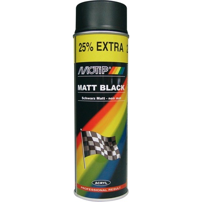 Motip univerzální akrylový sprej 500 ml černý mat