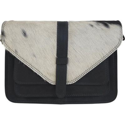 Дамска чанта с естествен косъм