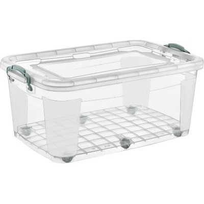 Кутия правоъгълна с колела 80л (102079-и)