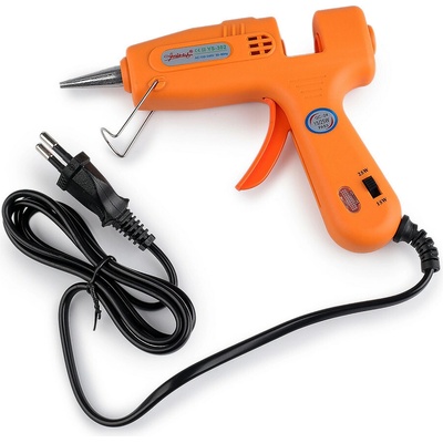 Tavná pistole na lepidlo Ø7 mm s regulací teploty 15W / 25W, střední, oranžová