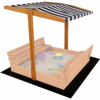 Baby Mix Strieška pre drevené pieskovisko, tmavo modrá