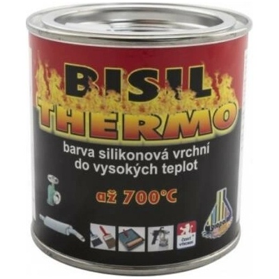 Bisil Thermo žiaruvzdorná farba 0,375 kg čierna