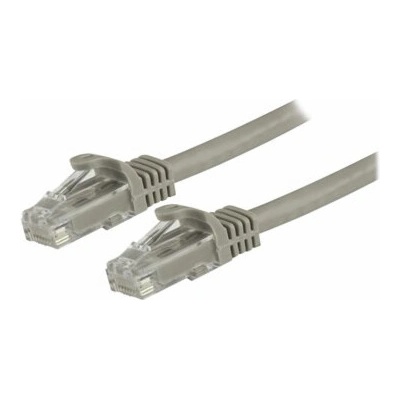 Startech N6PATC150CMGR CAT6 10 Gigabit Snagless RJ45 650MHz 100W PoE Patch CAT 6 10GbE UTP 1,5m šedý