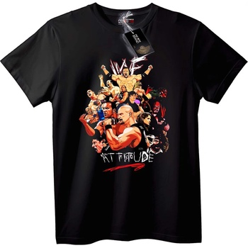NOONEBRAND Тениска WWE Ера на Нагласата - XL, White