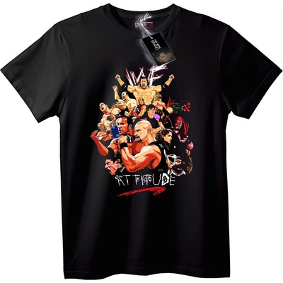 NOONEBRAND Тениска WWE Ера на Нагласата - XL, White
